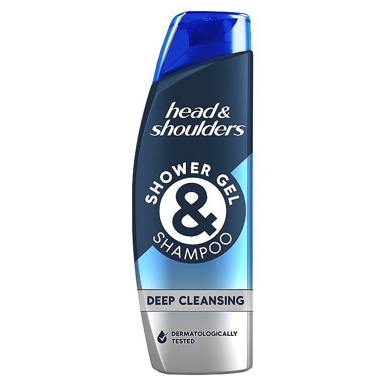 Гель для душу і шампунь проти лупи "Глибоке очищення" - Head & Shoulders Deep Cleansing Shower Gel & Shampoo — фото N2