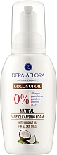 Парфумерія, косметика Очищувальна піна для обличчя - Dermaflora Coconut Oil Natural Face Cleansing Foam