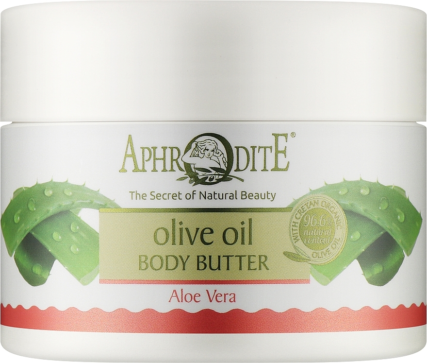 Крем-олія для тіла з екстрактом алое вера - Aphrodite Aloe Vera Body Butter — фото N1