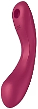 Вакуумный вибратор и стимулятор для точки G, красный - Satisfyer Curvy Trinity 1 — фото N2
