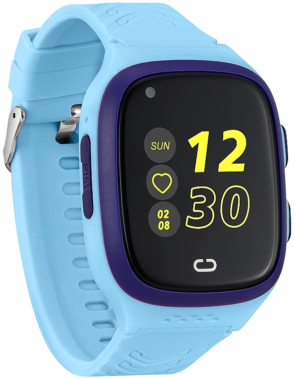 Смарт-часы для детей, голубые - Garett Smartwatch Kids Rock 4G RT — фото N4