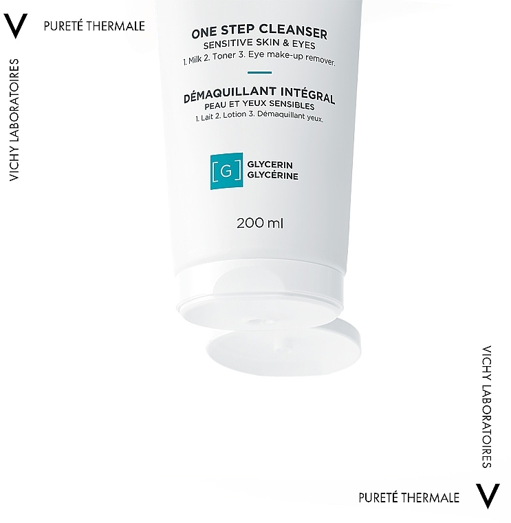 Средство для снятия макияжа 3-в-1 - Vichy Purete Thermale 3 in 1 One Step Cleanser — фото N3