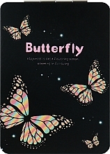 Духи, Парфюмерия, косметика Зеркало косметическое "Butterfly", прямоугольное, розовое - SPL