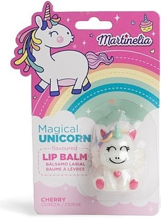 Бальзам для губ "Волшебный единорог", вишня - Martinelia Magical Unicorn Lip Balm — фото N1