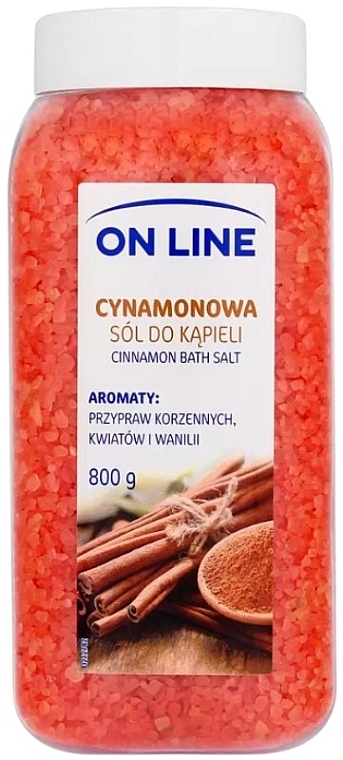 Соль для ванны "Корица" - On Line Bath Salt — фото N1