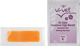 Восковые полоски для депиляции лица с экстрактом апельсина - Vi-Vet Liposoluble Wax Strips Orange — фото N2