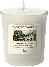 Ароматическая свеча - Yankee Candle Votive Twinkling Lights — фото N1