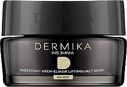 Парфумерія, косметика Крем-еліксир для обличчя 50-60+ - Dermika Insomnia Moon Cream-lifting Elixir