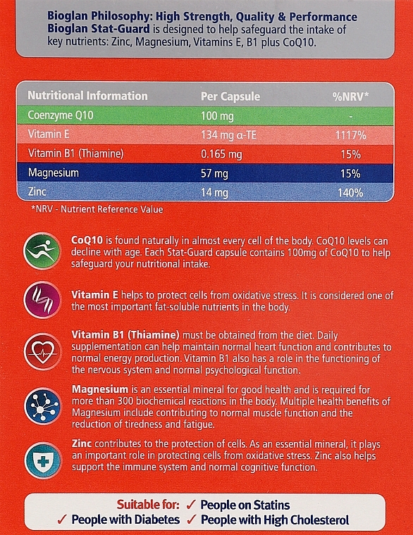 Харчова добавка "Stat Guard" - Bioglan — фото N3