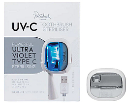 Парфумерія, косметика Система відбілювання зубів - Polished London UV-C Toothbrush Steriliser White