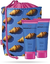 Парфумерія, косметика Набір - Pupa Breakfast Lovers Croissant (sh/milk/200ml + b/lot/200ml + scent/water/100ml + bag)