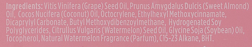 Олія для посилення засмаги з насінням кавуна з захистом від ультрафіолету - Bali Body Watermelon Tanning Oil SPF15 — фото N3