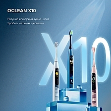 Електрична зубна щітка Oclean X10 Grey - Oclean X10 Electric Toothbrush Grey — фото N4