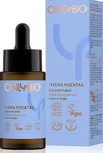 Концентрована зволожувальна сироватка для обличчя - Only Bio Hydra Mocktail Concentrated Moisturizing Serum — фото N1
