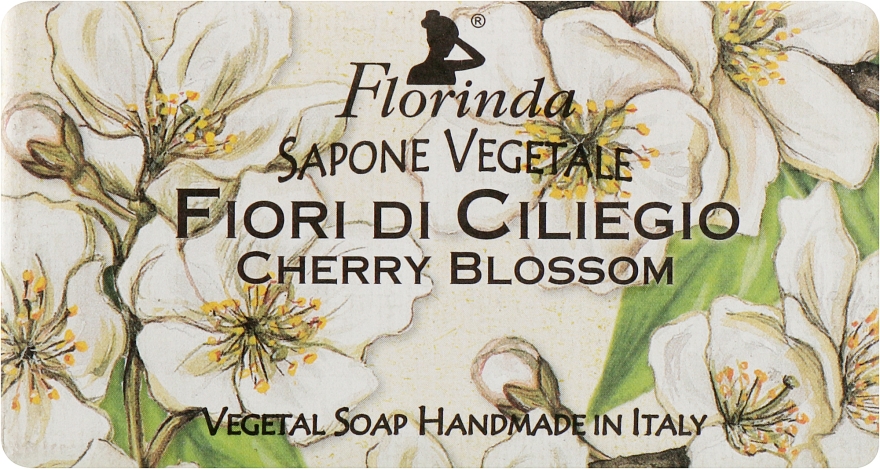 Мило натуральне "Квітка вишні" - Florinda Sapone Vegetale Cherry Blossom — фото N1