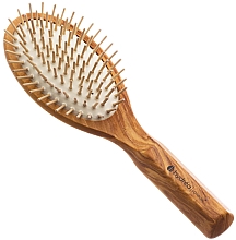 Парфумерія, косметика Антистатична щітка для волосся з оливкового дерева - Hydrea London Olive Wood Anti-Static Hair Brush