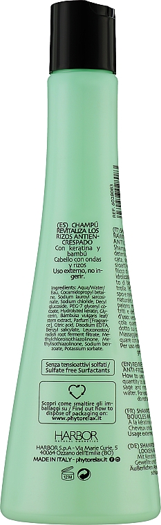 Шампунь для вьющихся волос - Phytorelax Laboratories Keratin Curly Revive Your Curls Anti-Frizz Shampoo — фото N2