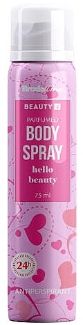 Антиперспирант-спрей для тела "Hello Beauty" - Bradoline Beauty 4 Body Spray Antiperspirant — фото N1