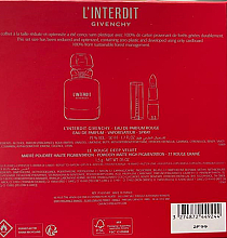 Givenchy L'Interdit Rouge - Набір (edp/50ml + lipstick/1,5g) — фото N3