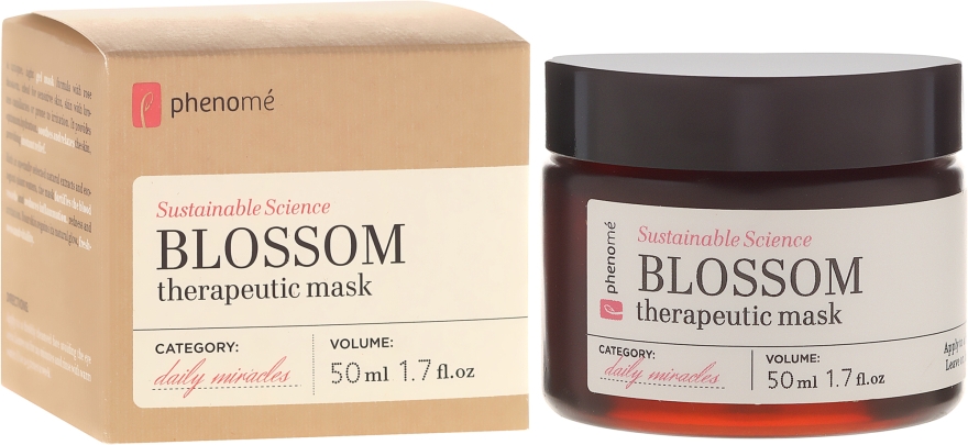 Лікувальна маска для обличчя - Phenome Blossom Therapeutic Mask — фото N1