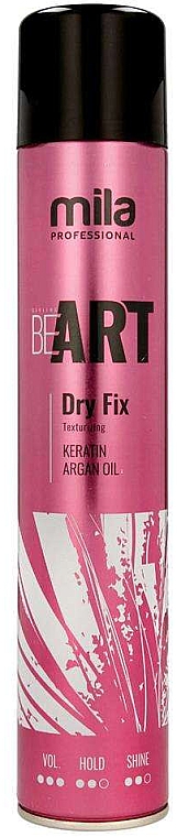 Сухой лак для волос - Mila Professional BeART Dry Fix Extra Strong Hair Spray — фото N1