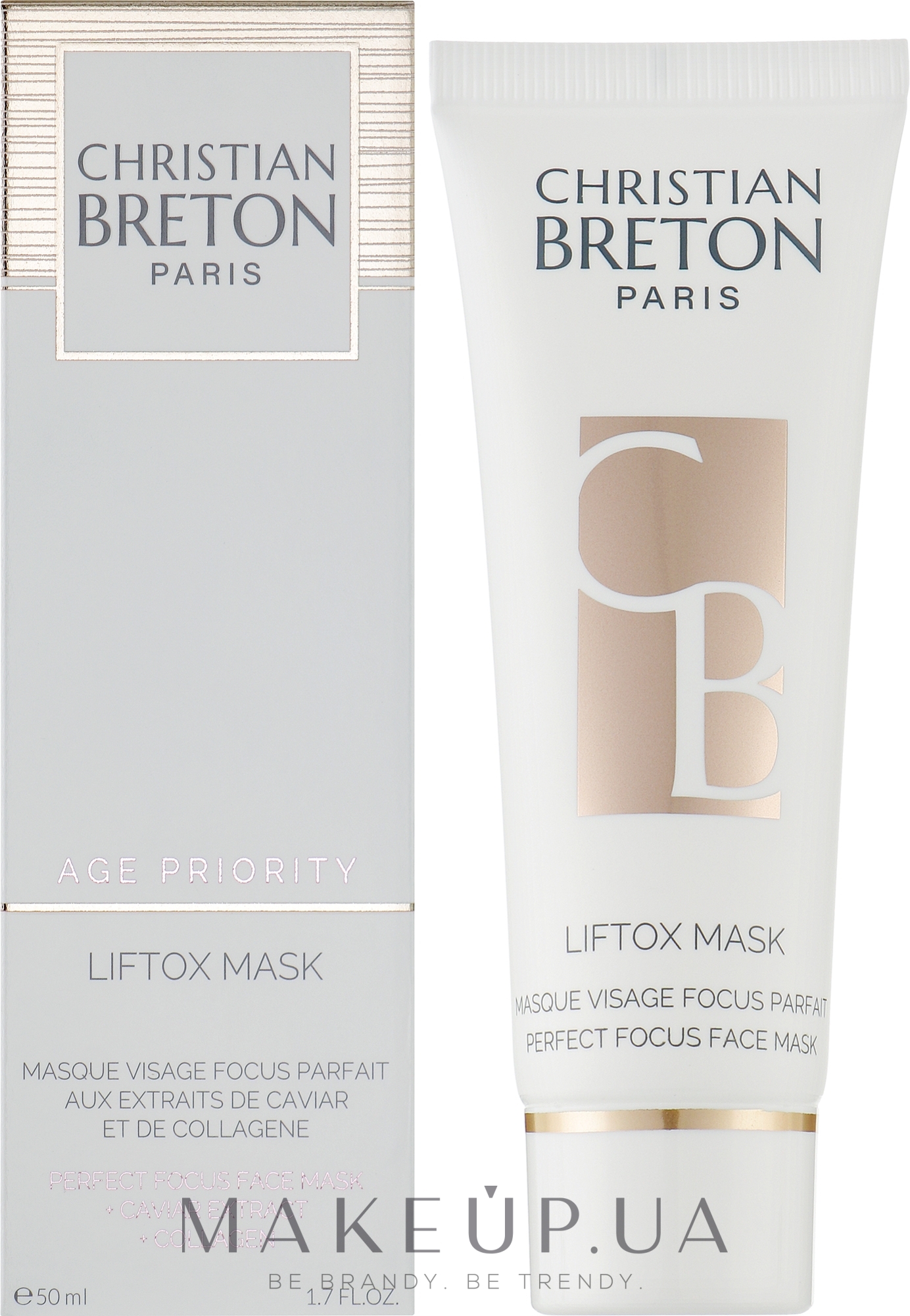 Маска для ідеального ліфтингу обличчя - Christian Breton Age Priority Liftox Perfect Focus Face Mask — фото 50ml