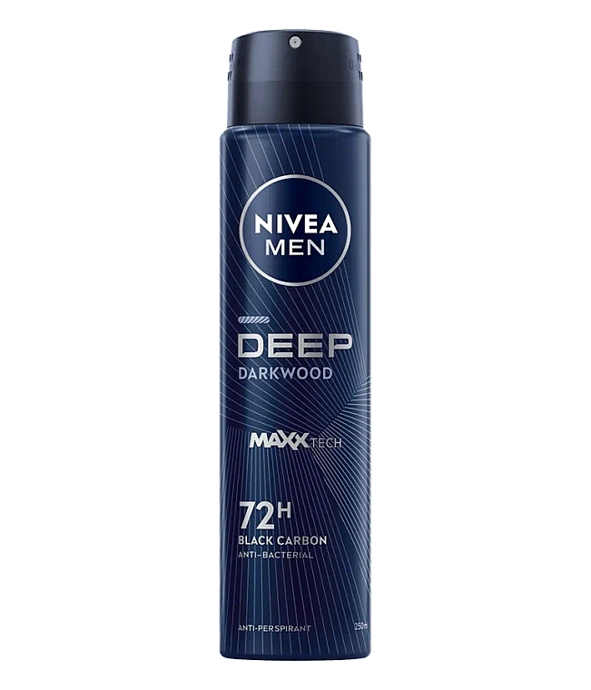 Антиперспірант для чоловіків - NIVEA MEN Deep Darkwood 72H Anti-Perspirant — фото N1