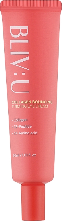 Крем для кожи вокруг глаз с коллагеном - Bliv:U Collagen Bouncing Firming Eye Cream — фото N1