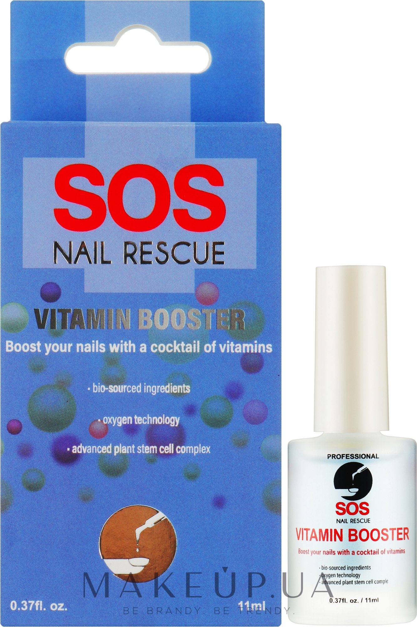 Вітамінний коктейль для нігтів - SOS Nail Rescue Vitamin Booster — фото 11ml