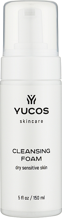 Пінка для вмивання нормальної, сухої та чутливої шкіри - Yucos Cleansing Foam — фото N2