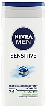 Гель для душу «Для чутливої шкіри»  - NIVEA MEN Sensitive Shower Gel — фото N5