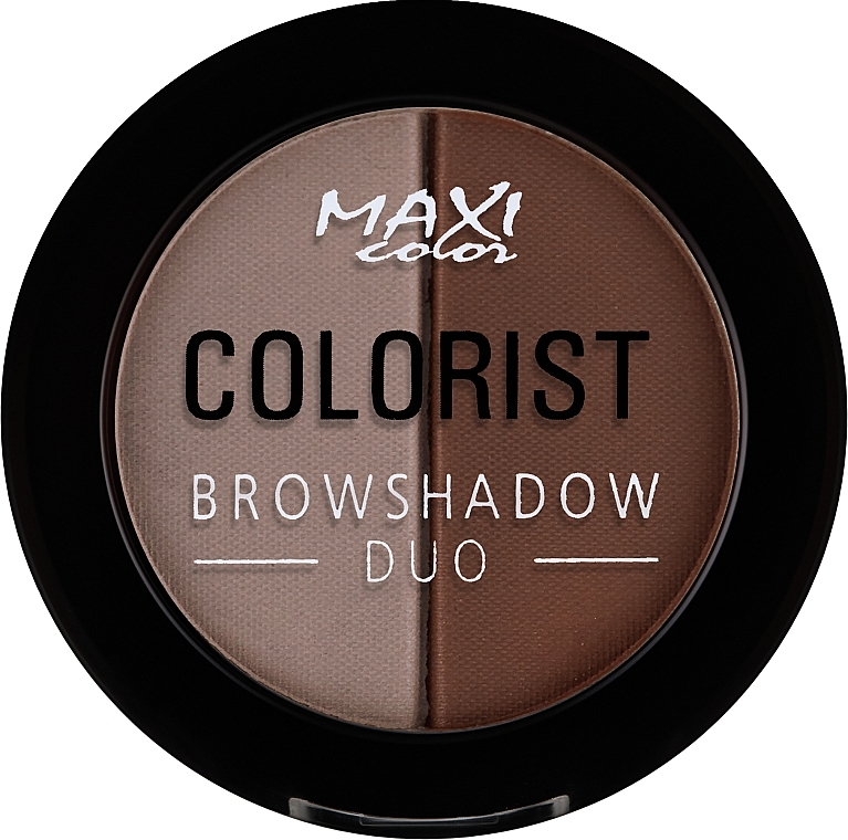 Тени для бровей - Maxi Color Colorist Browshadow Duo — фото N2