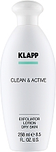 Парфумерія, косметика Ексфоліатор для сухої шкіри - Klapp Clean & Active Exfoliator Dry Skin