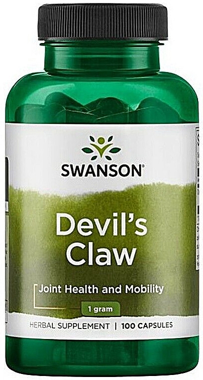 Пищевая добавка "Коготь Дьявола", 500мг - Swanson Devil's Claw — фото N1