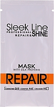 Маска для поврежденных волос - Stapiz Sleek Line Repair Mask (пробник) — фото N1