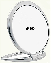 Духи, Парфюмерия, косметика Зеркало настольное, увеличение x3, диаметр 160 - Janeke Chromium Mirror