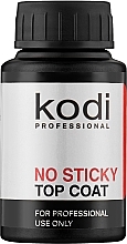 Верхнє покриття для гель-лаку, без липкого шару - Kodi No Sticky Top Coat — фото N2