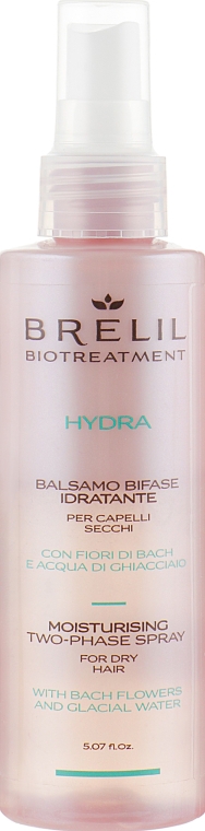 Двофазний зволожувальний бальзам  - Brelil Bio Treatment Hydra Two-Phase Spray — фото N1