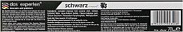 Чорна відбілювальна зубна паста з мікрочастинками активованого вугілля - Das Experten Schwarz — фото N3