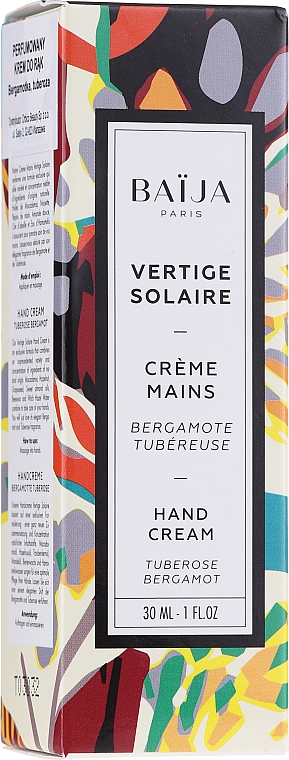 Крем для рук - Baija Vertige Solaire Hand Cream — фото N2