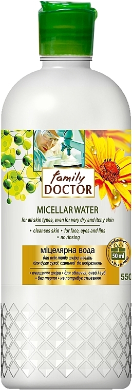 Мицеллярная вода для всех типов кожи - Family Doctor — фото N2