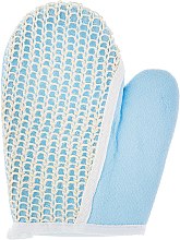 Мочалка-рукавичка, 7989, блакитна - SPL Shower Glove — фото N2
