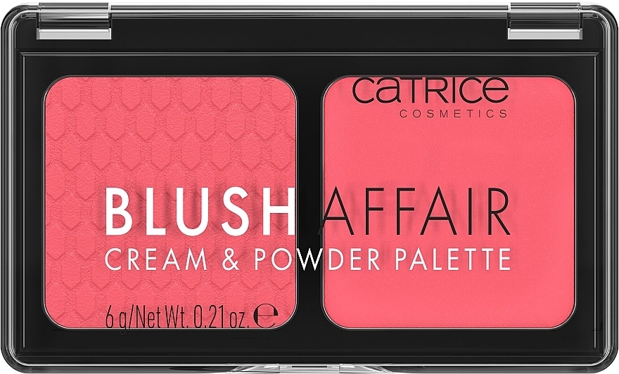 Палетка рум'ян - Catrice Blush Affair Cream & Powder Palette — фото N2