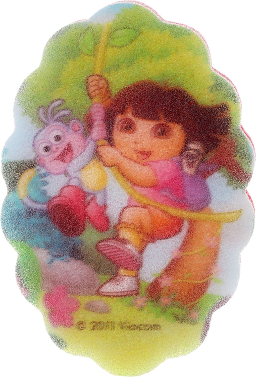 Губка банна дитяча "Дора", 6 - Suavipiel Dora Bath Sponge — фото N1