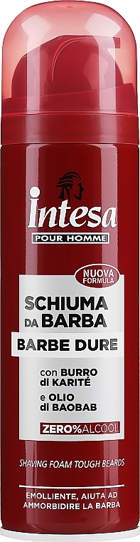 Пена для бритья c витамином Е - Intesa Classic Red Shaving Tough Beards