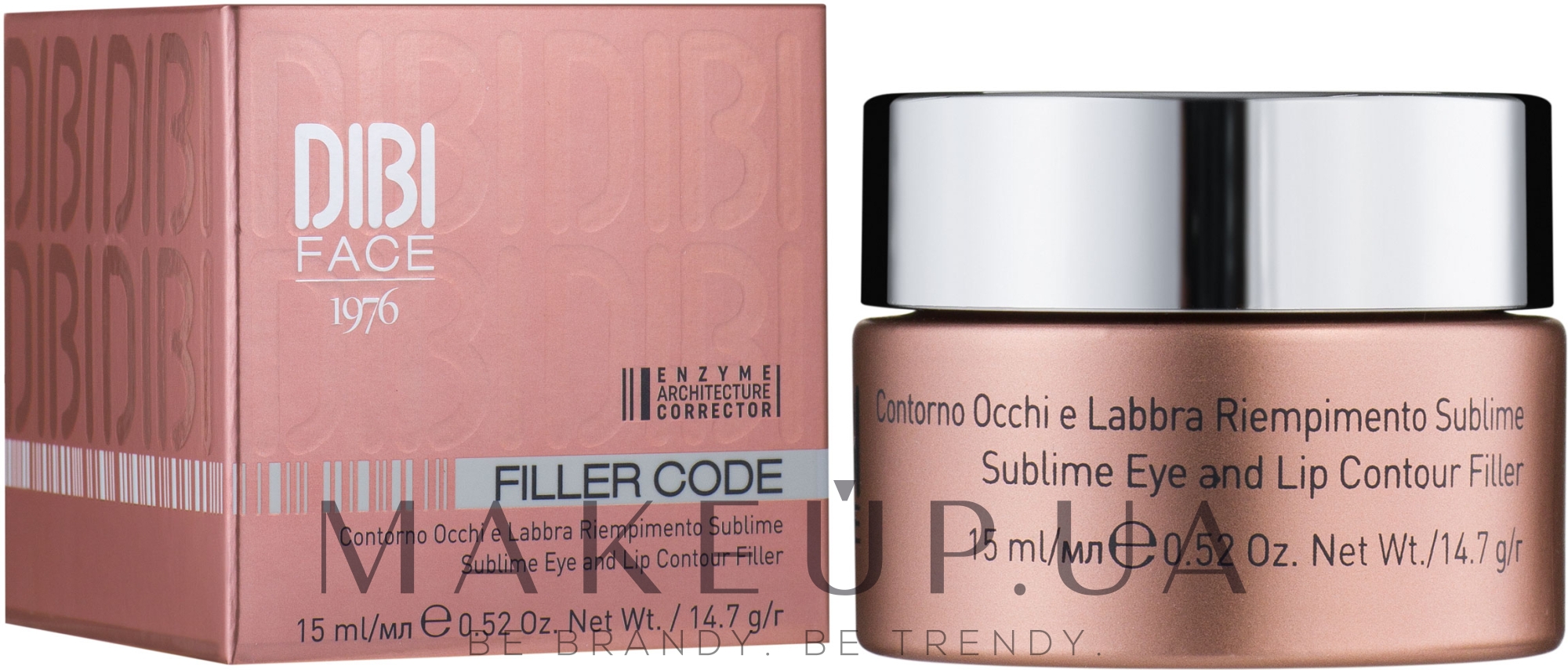 Наполняющий крем для области глаз и губ - DIBI Milano Filler Code Sublime Eye & Lip Countour — фото 15ml