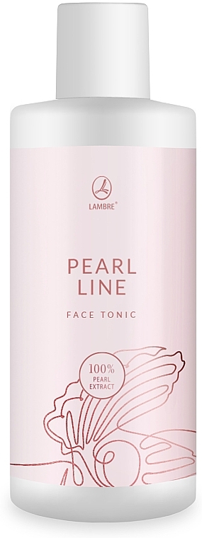 Тонік зволожувальний з екстрактом перлів - Lambre Pearl Line Face Tonic — фото N1