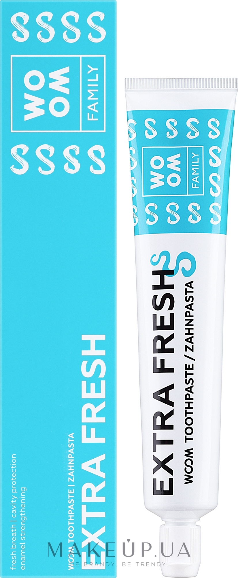 Зубная паста "Экстрасвежесть" - Woom Family Extra Fresh Toothpaste — фото 75ml