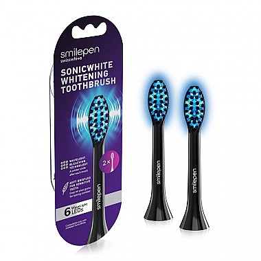 Змінні насадки для зубної щітки - SwissWhite Smilepen SonicWhite Whitening Toothbrush — фото N1