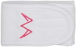 Повязка на голову, белая - Miss Lashes Headband White — фото N1